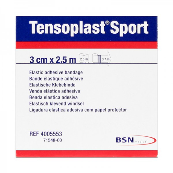 Tensoplast Sport 3 cm x 2.5 meters: Porous adhesive elastic bandage